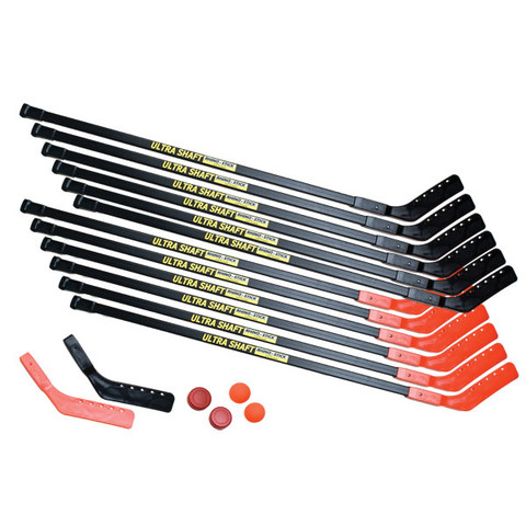 Adult Hockey Game Set 52-In Sticks for 12 Players