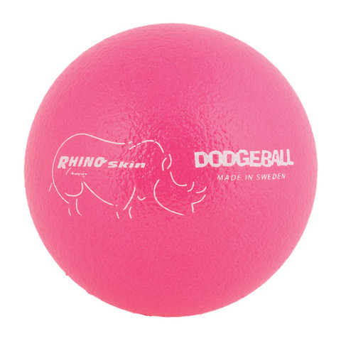 Neon Pink Rhino Skin Low Bounce Dodgeball