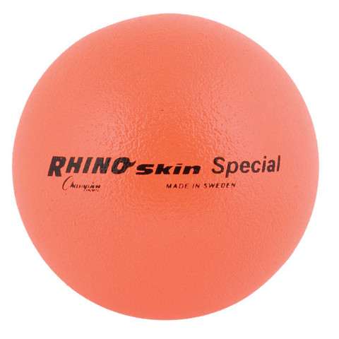 Neon Orange Rhino Skin Ball Soft Children's Play Ball