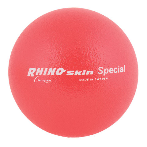 Neon Red Rhino Skin Ball Kids PE Games Ball