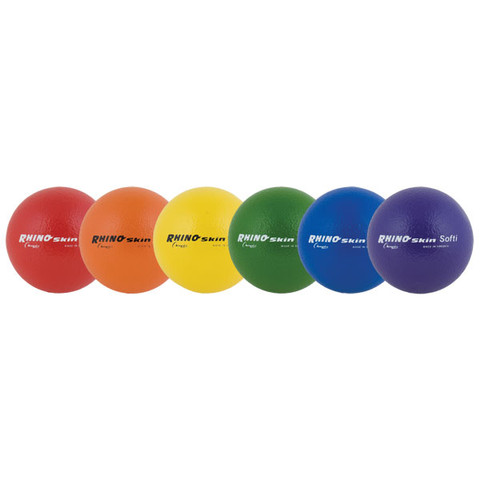 Rhino Skin Softi Multicolor PE Game Balls Set