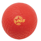 Multipurpose School Recess Playground Ball 5in Red