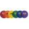 Durable Soft Rubber Playground Ball Set Muticolor 7in