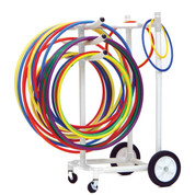 Portable Storage Cart for Plastic PE Hoops