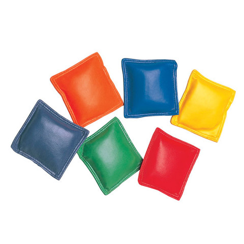 Multi-colored Vinyl Bean Bag Set of 12, 3-Inch