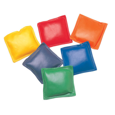 Multi-colored Vinyl Bean Bag Set of 12, 5-Inch