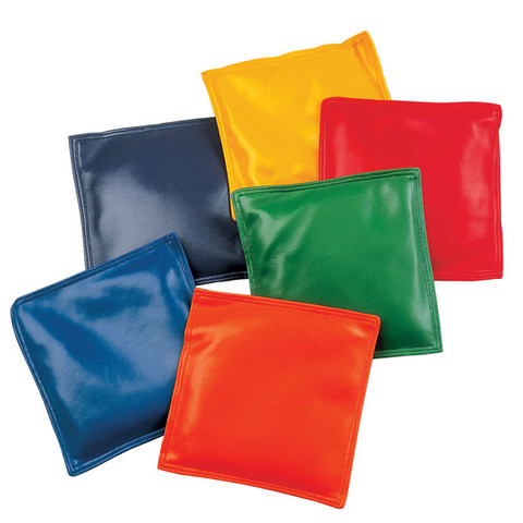Multi-colored Vinyl Bean Bag Set of 12, 6-Inch