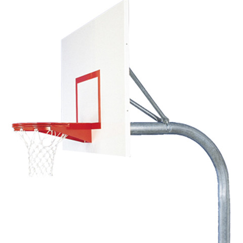 Bison Mega Duty Steel Rectangle Shape Backboard Basketball System