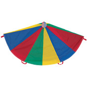 12' Multi-Colored PE Games Nylon Parachute