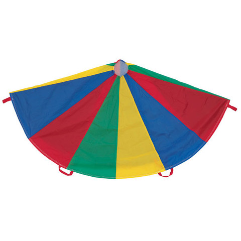 12' Multi-Colored PE Games Nylon Parachute