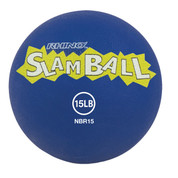 15lb RhinoÔøΩ Slam Ball Textured Medicine Ball