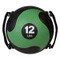 12lb Strength Exercise Medicine Ball Rhino Ultra Grip with Straps