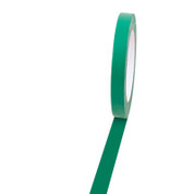 Green Gym Floor Marking Tape Half-Inch Wide by 36 Yards Long