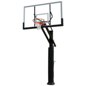Grizzly Clear Acrylic Backboard Adjustable Height Basketball System