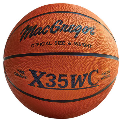 Men's MacGregor X35WC Rubber Indoor and Outdoor Basketball