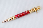 Ruby Red Bolt Action Bullet Pen