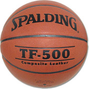 Men's Spalding TF-500 Indoor and Outdoor Composite Leather Basketball