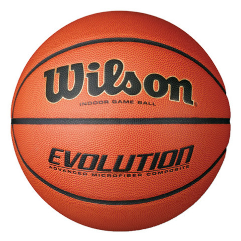 Women's Wilson Evolution Indoor Game Ball Composite Leather Basketball