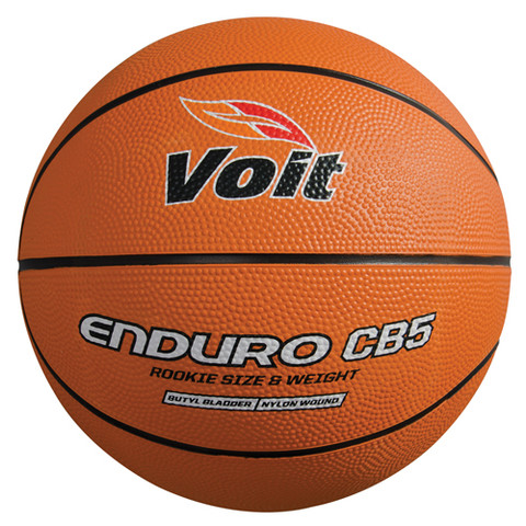 Rookie Size Voit Enduro CB5 Rubber Indoor and Outdoor Basketball
