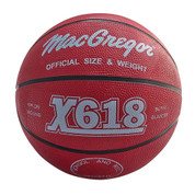 Red MacGregor Durable Rubber Indoor and Outdoor Basketball - Men's Size