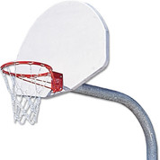 MacGregor Extra-Tough Playground Basketball System with Lifetime Rim and Aluminum Backboard