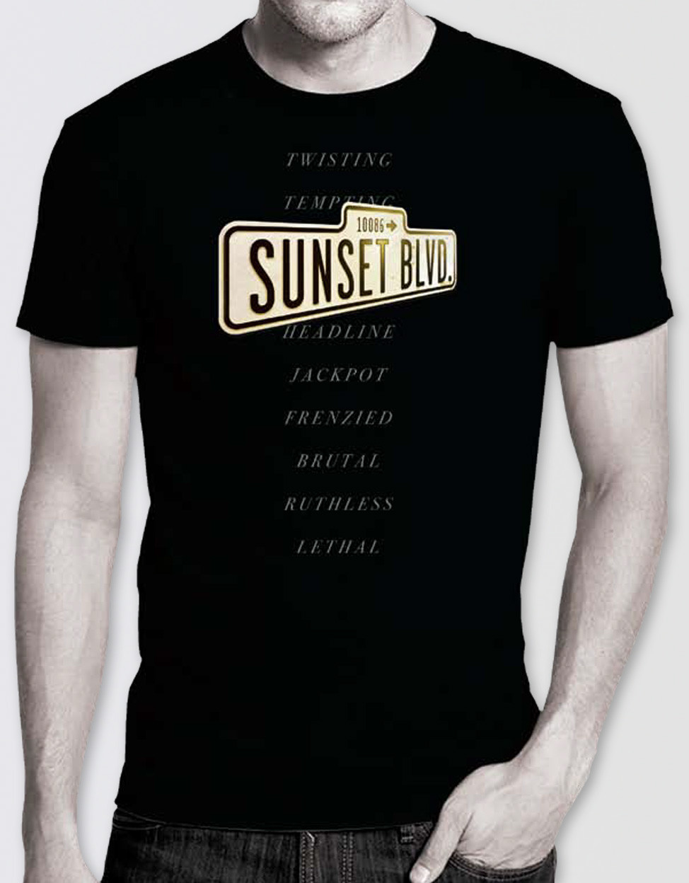Sunset Boulevard Unisex Logo T-Shirt