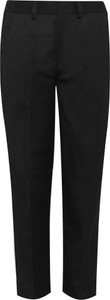Boys Senior Trouser - Black 1/2 Elasticated Waist