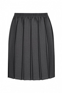 Skirt - Junior Box Pleat - Grey