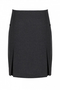 Skirt - 2 Pleat - Grey