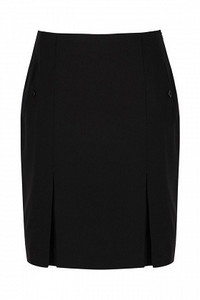 Skirt - 2 Pleat - Black
