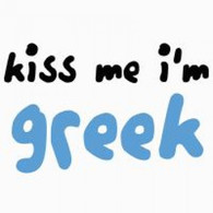 KIDS TEE - GREEK KISS ME