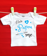 BABY TEE - PAPOU AND ME (GREEK GRANDPA)