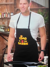 KING OF THE BARBIE APRON