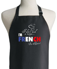 FRENCH RECIPE APRON