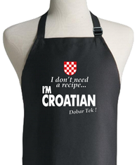 CROATIAN RECIPE APRON