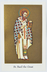 Holy Card - "St. Basil the Great" Holy Card (pack)