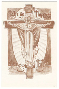Holy Card- "Take Up Thy Cross" Holy Card pack