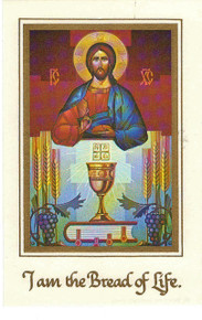 Holy Card- "I am the Bread of Life" Holy Card pack