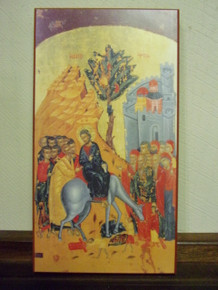 Icon- Entry Into Jerusalem (17th c.)
