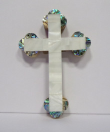 Cross- Wood Wallcross with Mosaic Embellishment