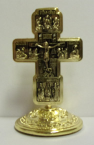 Cross- Small Gold Tone Cross (2)