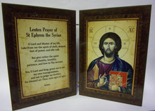 Icon- St. Ephrem Prayer Diptych