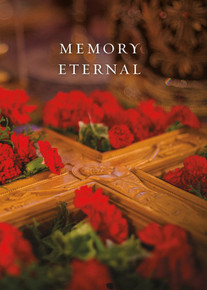 Greeting Card - Memory Eternal - Red Carnations Greeting Card