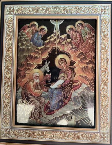 Nativity Icon Framed