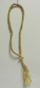 Prayer Rope- 100 Knot Gold Prayer Rope