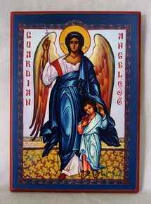 Icon- Guardian Angel with Boy - large