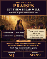 *Singing Your Praises Spell ~ Elevate Your Reputation With Admiration & Goodwill ~ Gain Recognition, Support & Kind Words ~ Shine at Work, Online & in Your Community