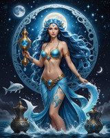 Aug. 9 Aquarius Sturgeon Full Moon Spell Cosmic Catalyst Personal Reinvention Ritual ~ Surface Hidden Potentials & Release What No Longer Serves~ Harness Innovation ~ Envision & Manifest Bold Exciting Future