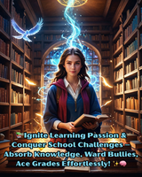 Scholar's Empowerment Set the Stage for Success Spell ~ Absorb Knowledge Sharpen Focus ~ Enhance Study Great Grades Ace Tests ~ Ward Off Bullies ~ Ignite Excitement of Learning