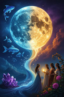 SOLD OUT September Mystic Dreams Unleashed Dual Lunar Emergency Coven spells ~ Big Life Shifts ~ Harness the Magical Full Moon in Pisces (7th) & Cleansing New Moon in Virgo (21st) ~ Fast, cosmic-backed change in finances, relationships, more!